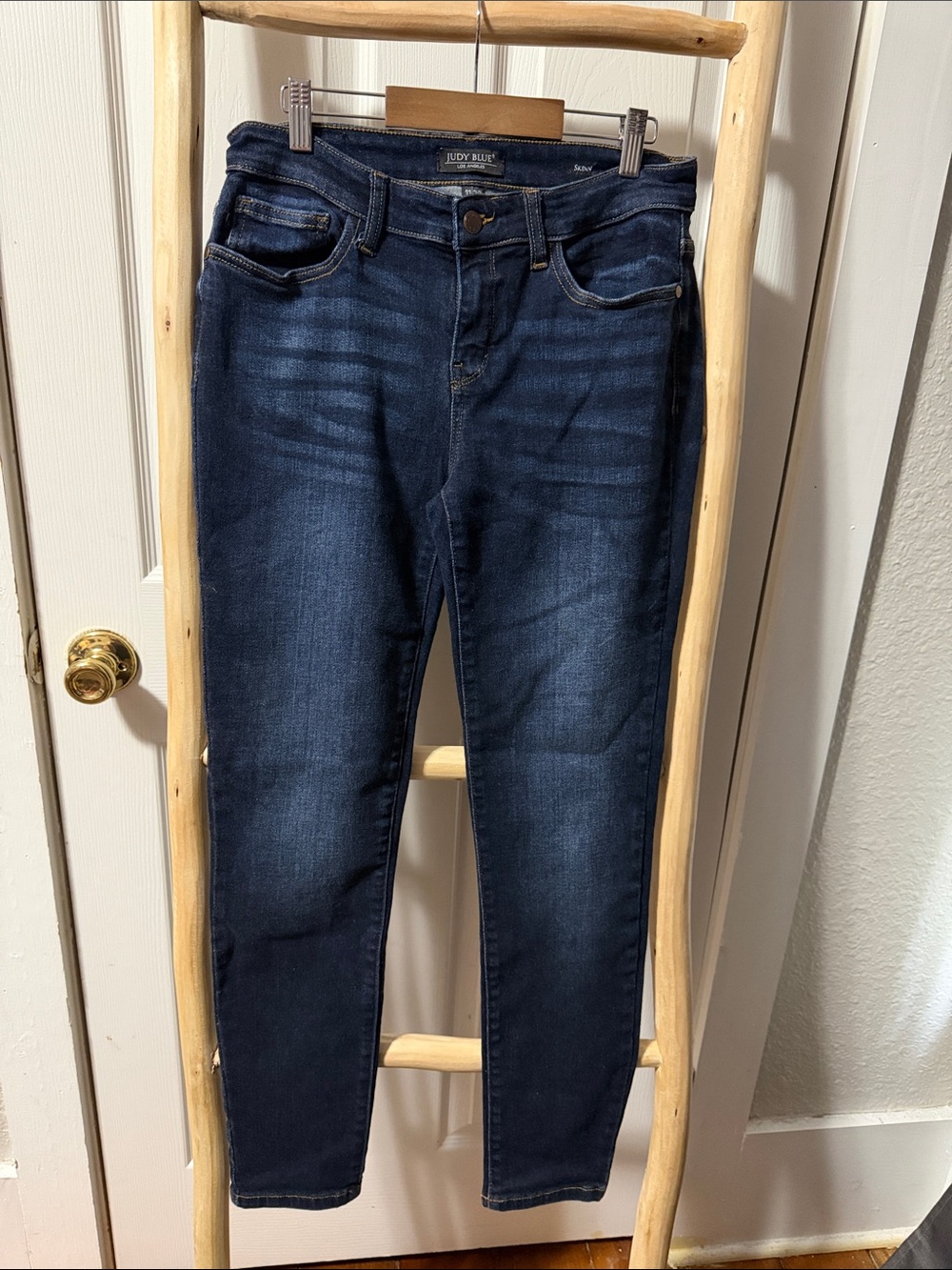 Judy Blue Women's Deep Indigo High-Rise Skinny Jeans